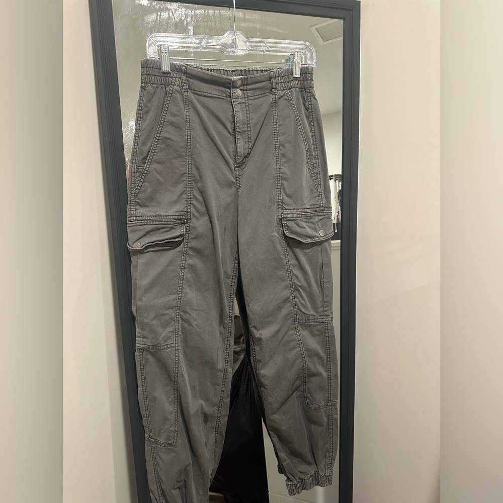 Gray Garage Cargo Joggers